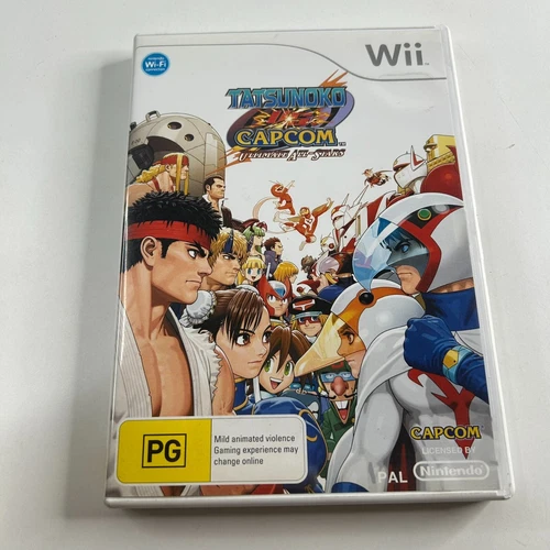 Tatsunoko vs. Capcom: Ultimate All-Stars (Nintendo Wii, 2010 PAL) CIB W/Manual