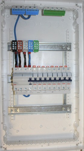 Unterverteilung F-Tronic Sicherungskasten Aufputz 3-reihig verdrahtet - Bild 12 von 27