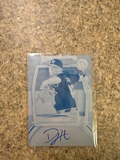 DJ Herz topps tribute 2025 1 of 1 cyan printing plate card 