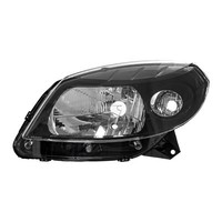 Halogen Scheinwerfer Frontscheinwerfer Links H4 Schwarz FüR Dacia Sandero