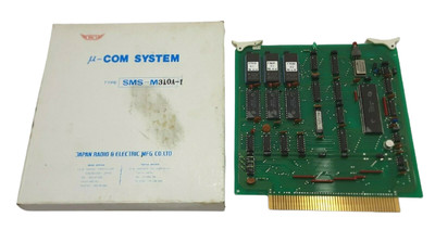 JRCS SMS-M310A-1 CPU-1 μ-Com System PCB Board Japan Radio Electric Mfg Co