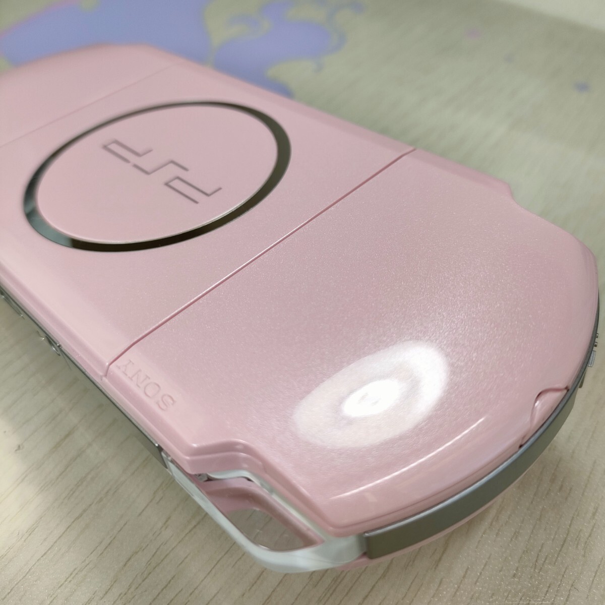 Near Mint Sony PSP-3000 PlayStation Portable Blossom pink memory