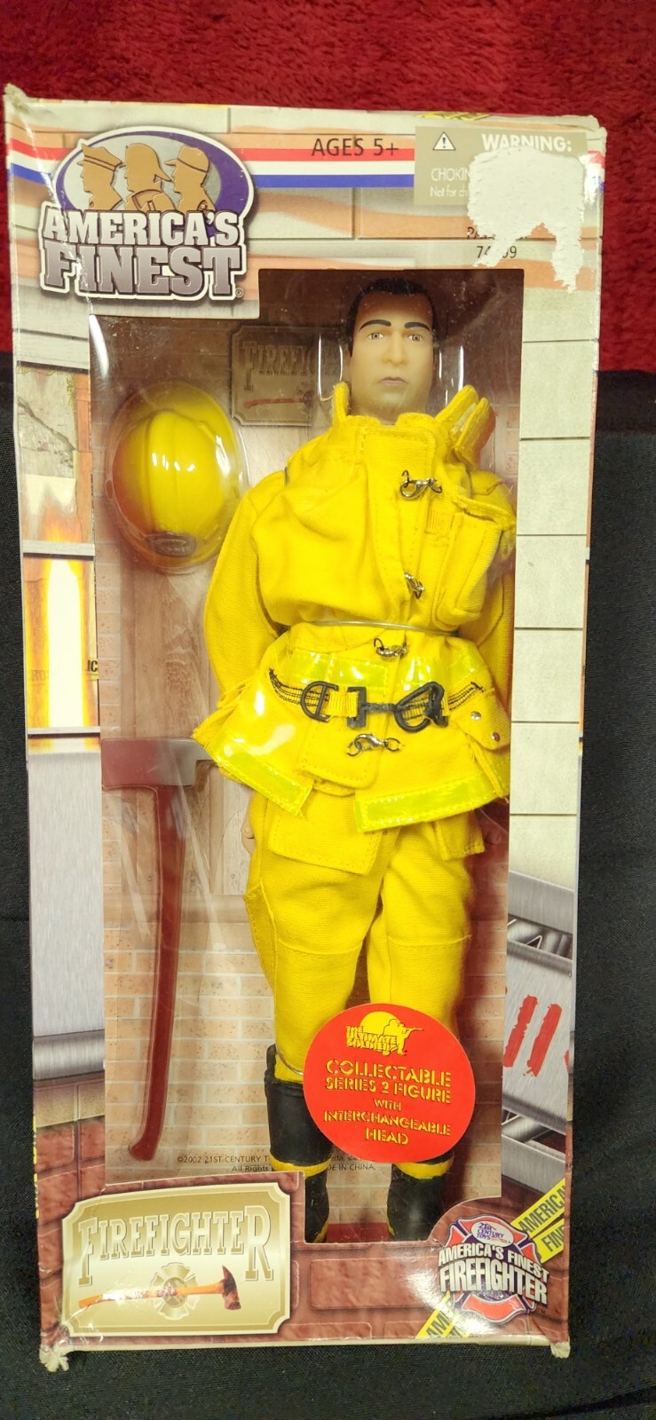 Item 387 America's Finest Firefighter Action Figure Fire Museum of