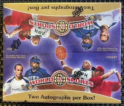 2010 Upper Deck World of Sports Hobby Box - USPS Priority Shipping