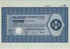 Paul Hartmann 2000 Heidenheim Brenz Düren Wermelskirchen Achern Brück Stückaktie