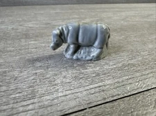 Wade Whimsies Figurine Gray Rhino  Red Rose Tea England
