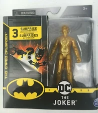 Spin Master DC Batman The JOKER GOLD CHASE VARIANT Action Figure MIP
