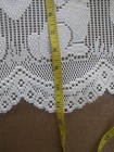 Bunny Rabbit Pairs And Hearts Cream Lace Valance• 11 Feet Across X 11.5" Long — photo 8