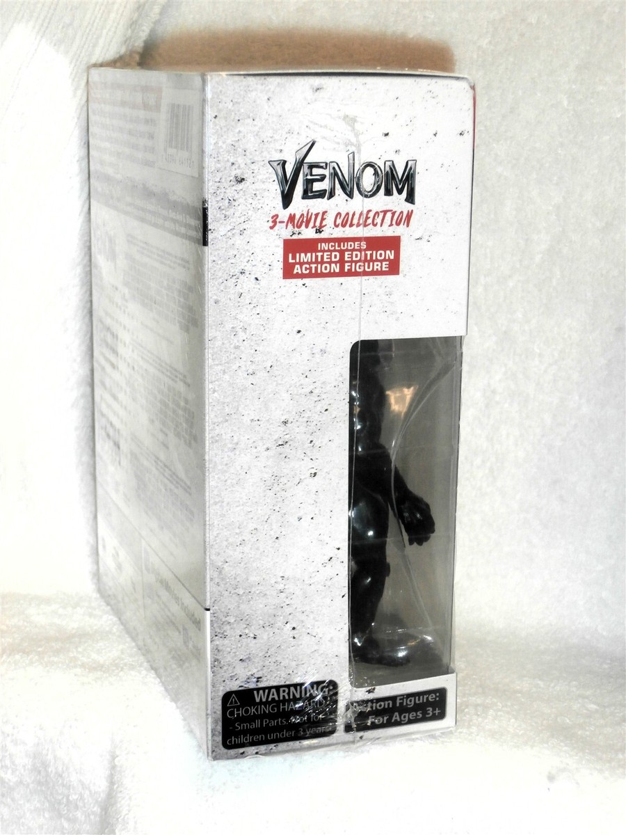 Venom: 3-Movie Collection (4K/Blu-ray, 2025, 6-Disc) NEW w/ toy