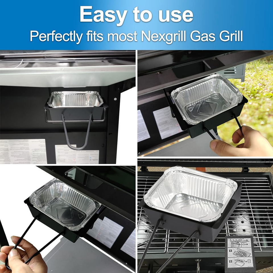 Grill Drip Pan for Home Depot Nexgrill 7200830H 7200830D Grease Pan