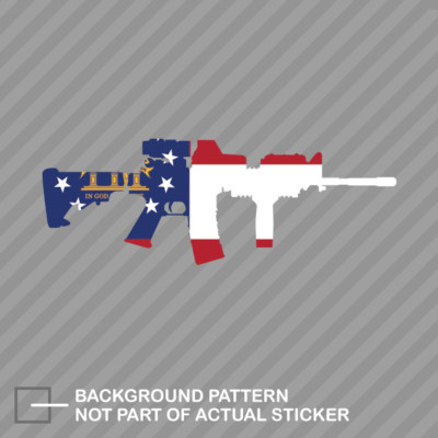 Georgia State Shape AR15 Sticker Decal Vinyl AR-15 M16 M-16 GA