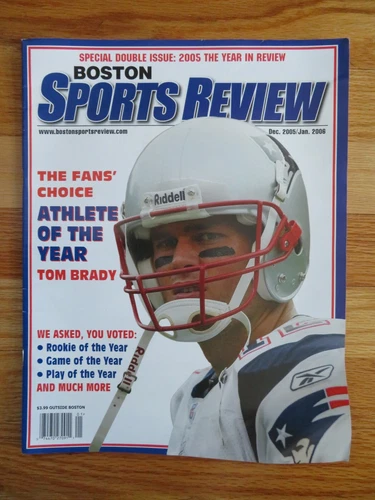 Sports Review TOM BRADY Athlete of the Year 2005 NEW ENGLAND PATRIOTS Magazine