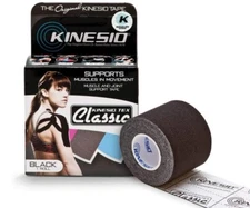 Kinesio Tape Tex Classic 2"  x 4.4 Yds Roll, Color Black