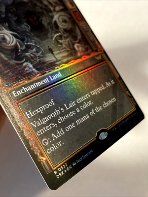 MTG Valgavoth's Lair SHOWCASE FOIL Duskmourn: House of Horror 327