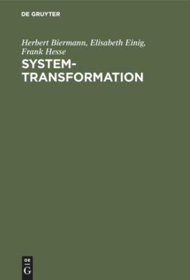 System-Transformation | Buch | 9783486232684