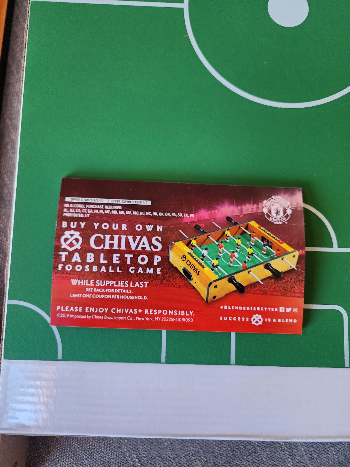 как выглядит Original CHIVAS REGAL Scotch Whisky Tabletop Foosball New Display Sign in Box фото