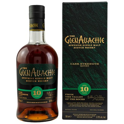 GlenAllachie 10y Batch 6 Cask Strength 57,8% streng limitiert 2021 0.7L