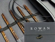 Rowan ::Interchangeable Set:: 9 pairs of 5" tips 3.0-6.0 mm / 2.5-10 US, 4 cords