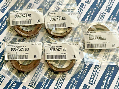 #ad Subaru Engine Crank Cam Oil Seal Kit Legacy Impreza Forester Outback STi WRX GT $29.95