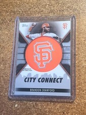 2023 Topps Baseball City Connect Cap Patch # CC-BC Brandon Crawford