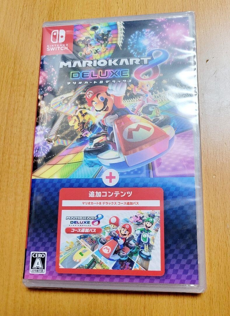 【さらに値下げしました】MARIOKART8 DELUXE＆ハンドル2個セット Nintendo Switch OLED $274.99 Mario Kart 8 Deluxe Bundle