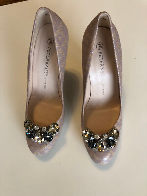 Pumps, High heels, Schuhe, rosa, Peter Kaiser, Größe 5, mit Schmucksteinen