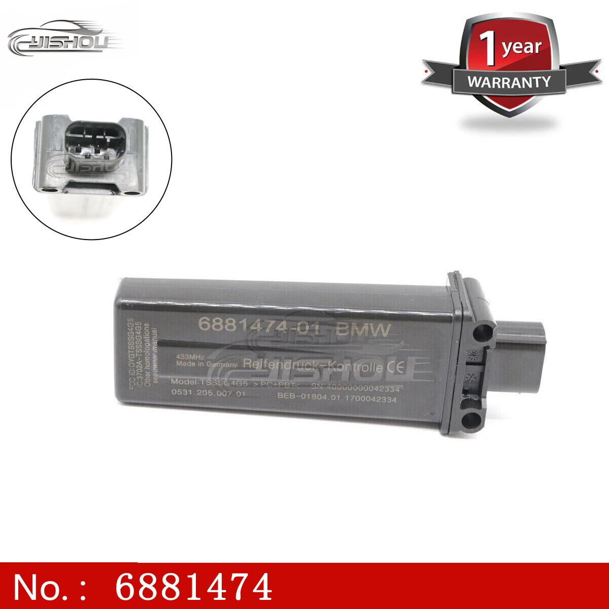 36106881474 Tire Pressure RDC Unit For BMW F01 F2 F4 F6 F10 F11 