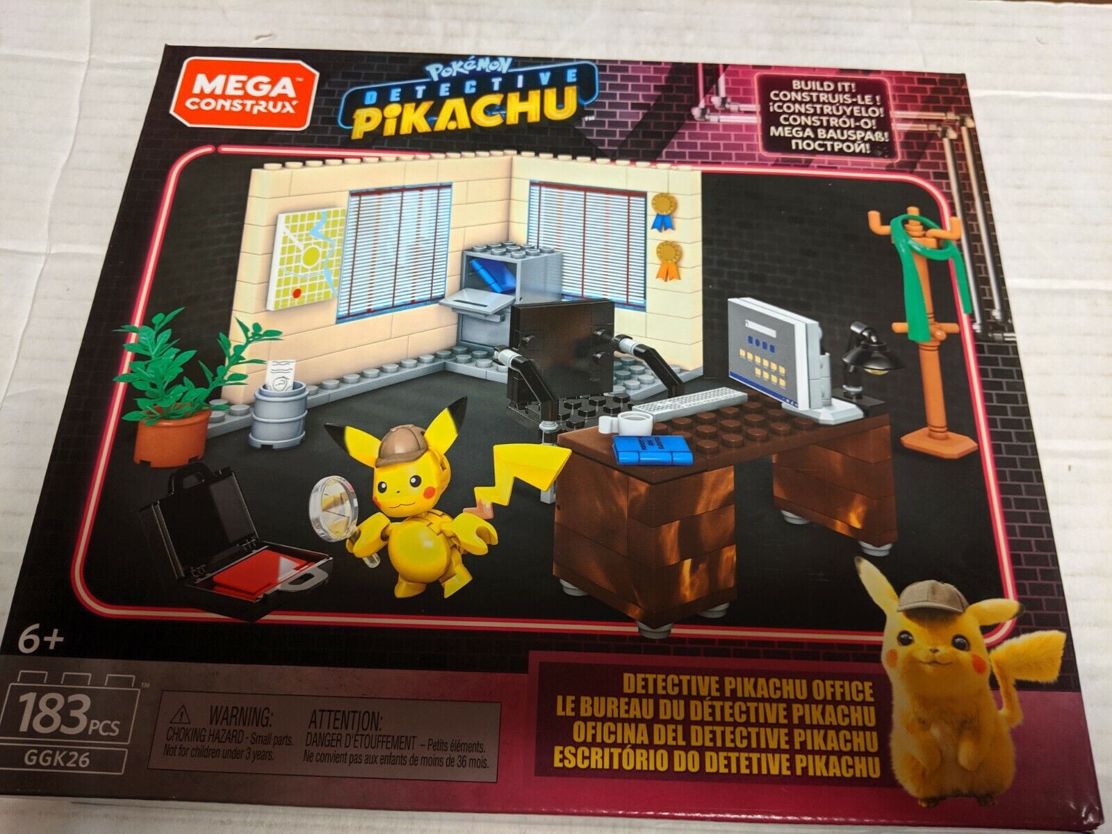 MEGA Pokemon Building Kit Motion Pikachu (1092 Pieces) for Collectors