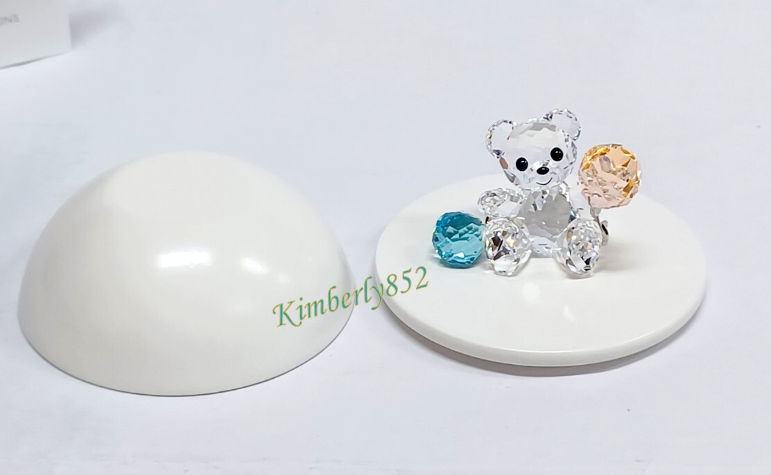 Swarovski My Little Kris Bear Decorative Box Balloons Crystal