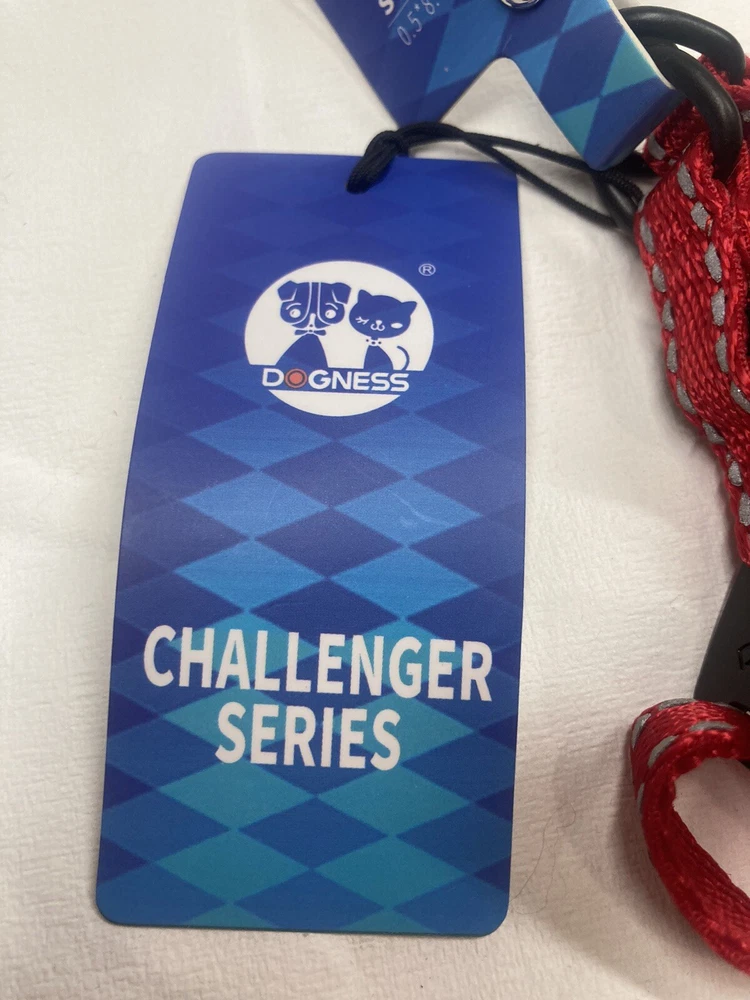 DOG HARNESS Challenger Series Safety Size Small XS NEW Dogness Red