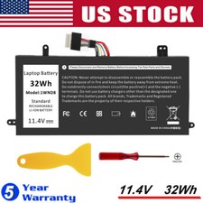 Battery For Dell Latitude 5285 / 5290 2-in-1 1WND8 0JT90P JT90P 3-Cell 32Wh