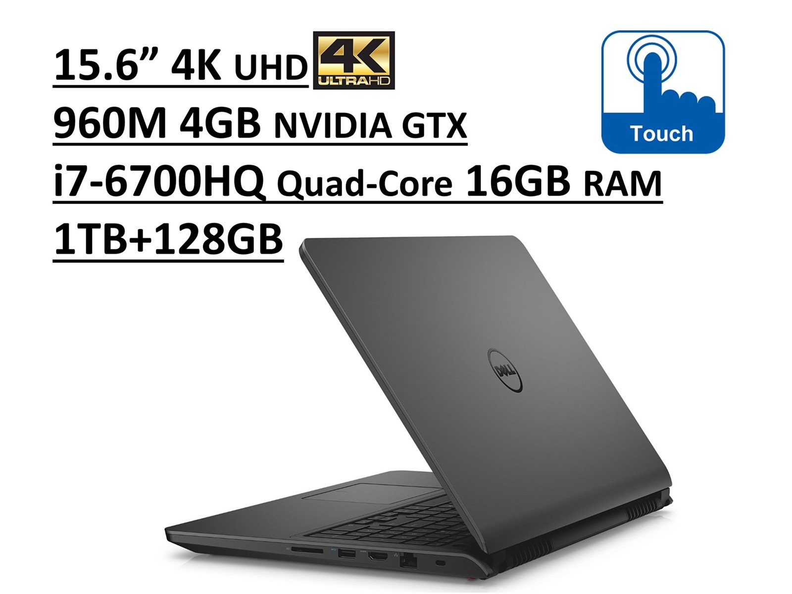 Dell Inspiron 15 Gaming Laptop 7559 15 6 Uhd 4k I7 6700hq Gtx 960m For Parts For Sale Online Ebay