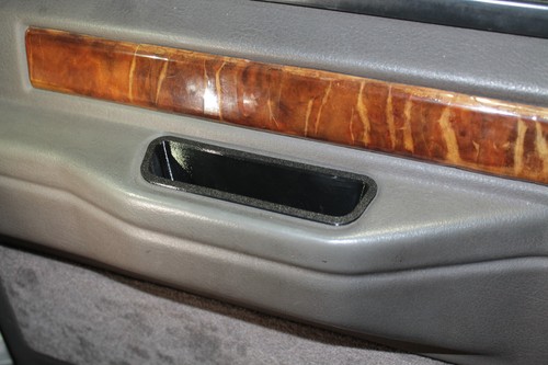 LAND ROVER RANGE ROVER CLASSIC 1987-1995 INTERIOR DOOR PULL HANDLES SET 4 BLACK - Picture 7 of 24