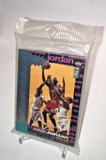 Michael Jordan 1995 Collectors Choice Crash The Game Complete Silver Set