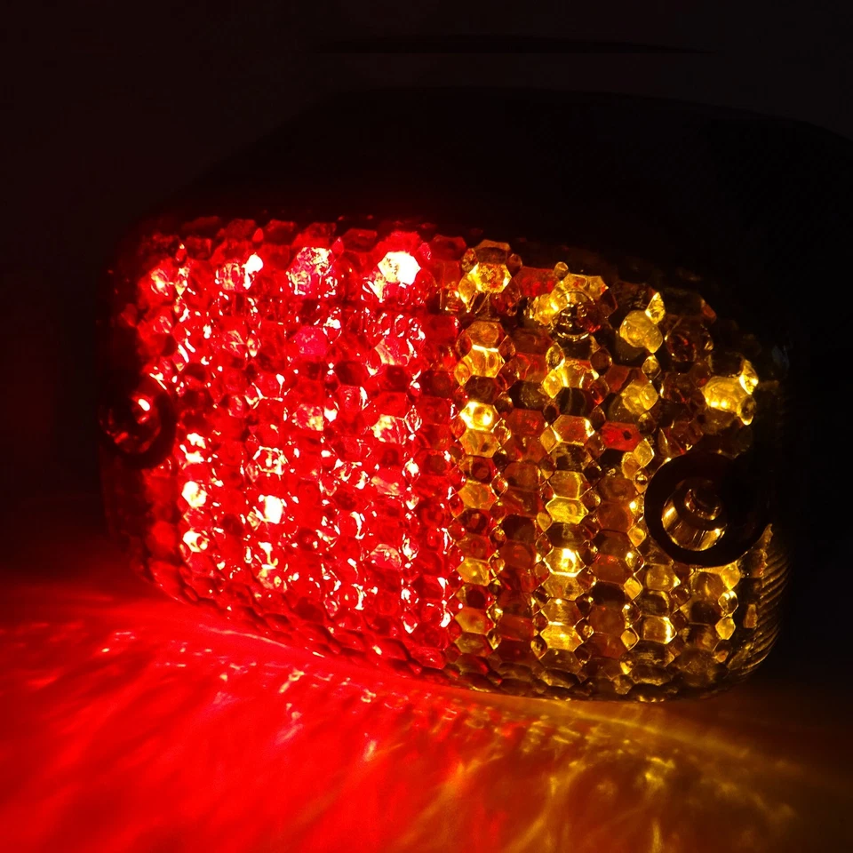 Señales de giro de luz trasera LED integradas para Yamaha Vmax 1200 VMX1200 1985-2007 Foto 3 de 4