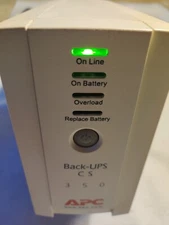APC CS350 BK350 6 Outlets Uninterruptible Power Supply Back-up