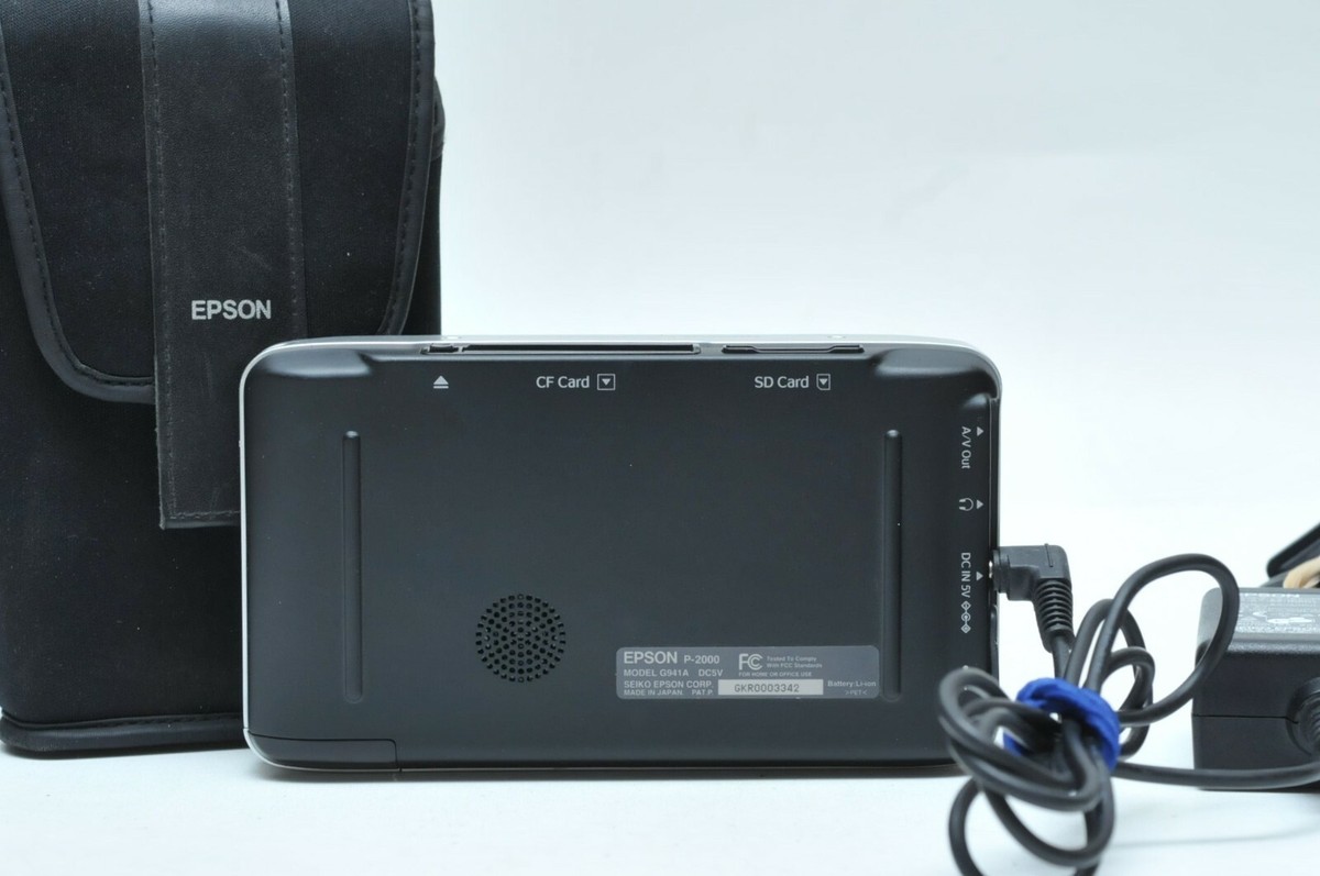 Epson P-3000 40gb Multimedia Storage Viewer Clean Nr for