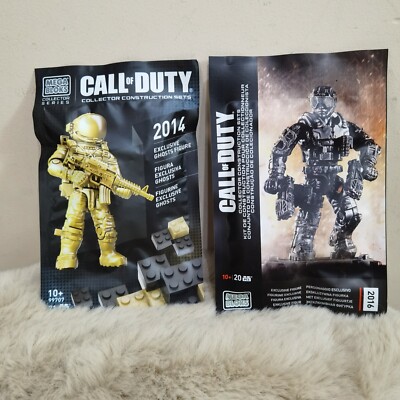 Mega Bloks Call of Duty Exclusive Figures 2014 and 2016 SDCC