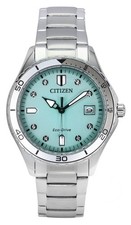 Citizen Marine Eco-Drive Green Dial Sports 100M Women's Ladies Watch FE6170-88L