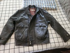 Giacca di pelle Geoff Williams vintage