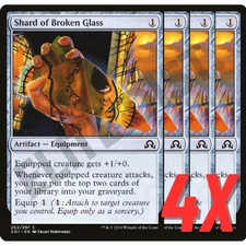 MTG Shard of Broken Glass (Shadows over Innistrad) 262/297 (NEAR MINT) (4X)