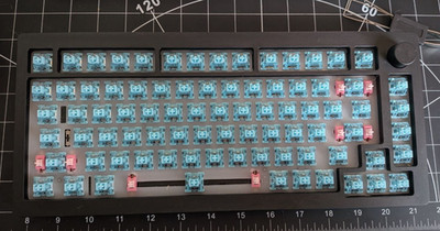 Monsgeek M1W   Custom Mechanical Keyboard, RGB, Hot-Swappable, ANSI