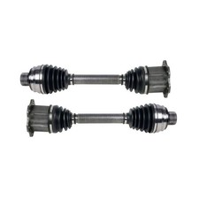 2pc Front CV Shaft Axles Wheel Drive w Grease Nut for Audi A6 2.0L 2013-2014 Bol