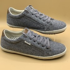 Taos Star Burst Sneakers Casual Women's Gray WOOL Low Top - Size 10.5