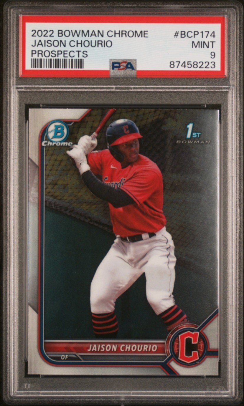 2022 Bowman Chrome - Prospects Jaison Chourio #BCP-174 (RC) PSA 9