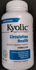 Kyolic Aged Garlic Extract, Circulation Health, Formula 106, 200 Capsules *12/25