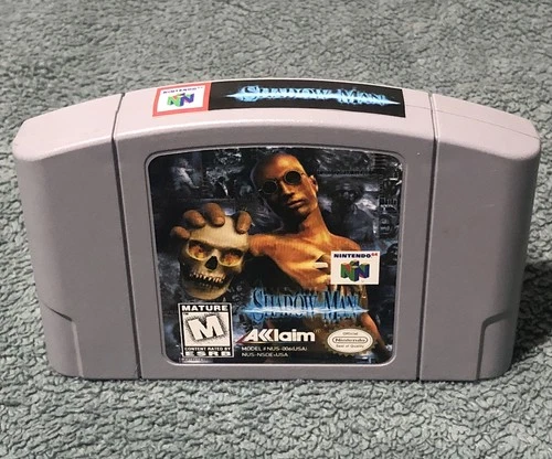 Shadow Man for Nintendo 64, N64 Authentic Cartridge Tested Working 1999 Horror