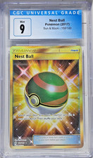 Pokemon Nest Ball 158/149 Sun & Moon 2017 Gold Secret Rare BLUE LABEL CGC 9 Mint on eBay