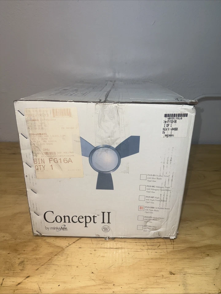 Minka-Aire Concept II 52" 3 Blade Indoor LED Ceiling Fan R26 - Image 2 of 3