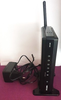 D-Link DIR-600 Router WLAN Wireless N 150 Schwarz Gebraucht Netzteil 5V1A-s.g.
